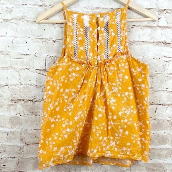 Anthropologie Maeve floral sleeveless top - Picture 3 of 6